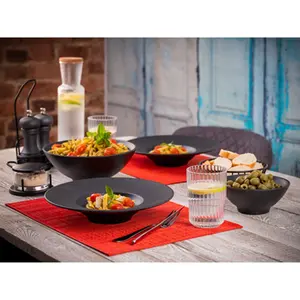 Подставка для столовых приборов APS, (набор, 6 шт), 33х45 см, водоотталкивающая, красный