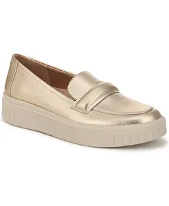 Женские лоферы Geneva на платформе с закрытым круглым носком LifeStride, золотой