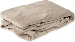 Простыня на резинке Cashmere Touch - очень мягкая и теплая 90-100 x 200 см, серо-коричневый, очень мягкая и теплая Traumschloss