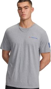 Мужская футболка с коротким рукавом с надписью «Freedom Banner» от Under Armour, (036) Steel Light Heather/Royal