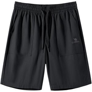 Шорты карго мужские CAMEL, черные