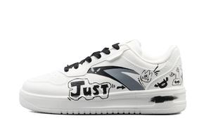 ANTA Расслабленный амортизация, износостойкие низкие кроссовки для скейтбординга unisex white