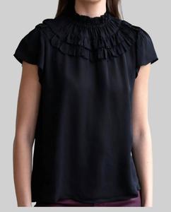 Топ Brunch Date в выстиранном черном Go by Go Silk