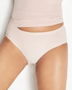 Однотонные плавки бикини с полосатой текстурой Selmark, цвет Maquillaje