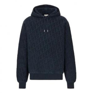 Толстовка ss21 side sleeve printed cotton for men white Dior, синий