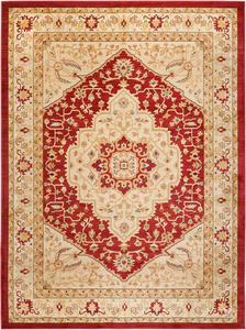 Ковер SAFAVIEH, 290 x 397 см, Austin Collection, Red & Creme, традиционный восточный дизайн, не линяет и прост в уходе, идеален для помещений с высокой проходимостью в гостиной, спальне (AUS1580-4011)