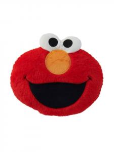 Sesamstraße Декоративная плюшевая подушка с изображением Элмо из "Улицы Сезам", 28 x 24 см, красного цвета