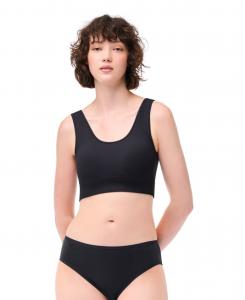 Женский бесшовный бюстгальтер для отдыха GapBody GPW01453 с полной поддержкой GAP, True Black