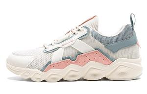 Кроссовки для бега из коллекции Running, женские, с низким верхом, цвета слоновой кости/цвета вишни/зеленый панцирь краба Anta