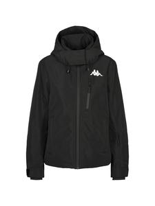 Лыжная куртка черного цвета Kappa