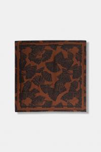 Шелковый шарф K/SIGNATURE Karl Lagerfeld, коричневый