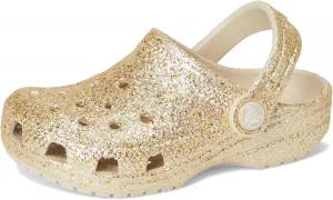 Детские кроксы Crocs Classic с блестками