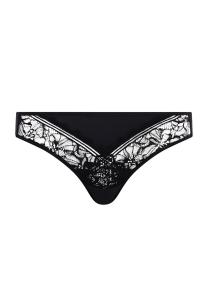 Трусы Chantelle Easy Feel Floral Touch, черный