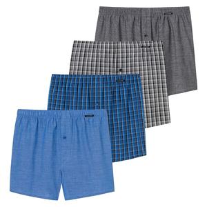 Шорты-боксеры SCHIESSER Boxer shorts, цвет blue/dark blue/grey/dark grey
