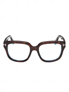 Очки в квадратной оправе Tom Ford, коричневый