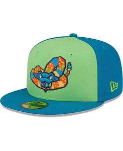 Мужская зеленая приталенная шляпа Wisconsin Timber Rattlers Copa De La Diversion 59FIFTY New Era