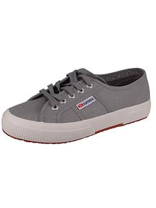 серые кроссовки Superga