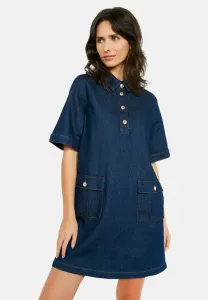 Короткое джинсовое платье Lolaliza, Dark Blue