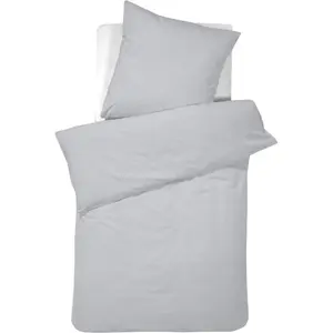 Постельное белье Damai «Органик Сатин» в элегантных тонах, цвет light grey