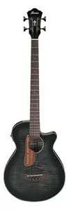 Электроакустический бас Ibanez AEGB25E-TKH, прозрачный черный с эффектом солнца
