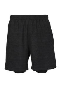 Функциональные шорты VANCLAUSE с поддерживающими внутренними шортами ENDURANCE, цвет Black Melange