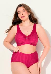 Трусы GROSSE GRÖSSEN 2ER-PACK NADELSTREIFEN HÖHER GESCHNITTEN Ulla Popken, цвет Mottled Pink