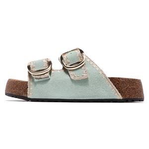 Шитье Амортизаторы Шлепанцы Женские BDED, Green