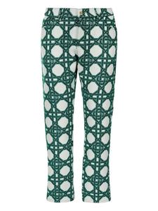 Брюки с монограммным принтом Casablanca, белый