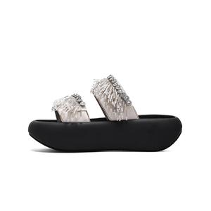 Женские тапочки-шлепанцы Quiet Abrasion Resistant DAPHNE, бежевый