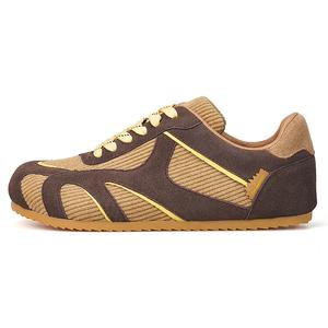 Кроссовки женские Lifestyle с низким верхом цвета Camel Joy&Mario, коричневый