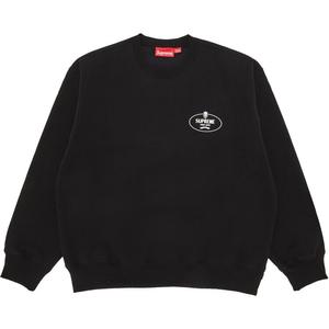 Толстовка Supreme Crest Crewneck, черный