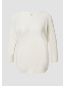 Вязаный свитер в цвете 0200_белый QS