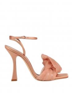 Сандалии Casadei, бледно-розовый