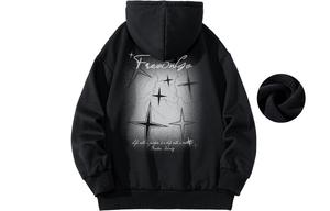 Свитшот Unisex FREO3N, темно-серый, на флисе