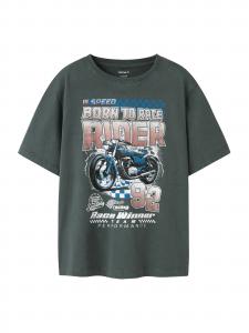 NAME IT Футболка 'NKMBANK' в цвете Graphite