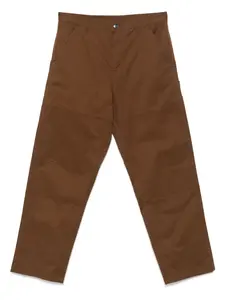 Брюки из эластичного хлопка MONCLER, коричневый