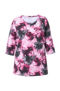 Рубашка Ulla Popken, розовый/пурпурный