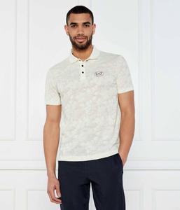 Рубашка поло Slim fit Ea7, бежевый