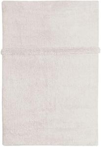 Ковер Lorena Canals, 79 x 140 см,-Woolable для гостиной, коллекция Sheep of The World Tundra в цвете White Sheep - ручной работы, прямоугольной формы, из натуральной высоковорсной неокрашенной шерсти