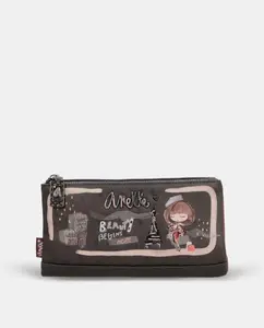 Большой гибкий RFID кошелек Mademoiselle Anekke, многоцветный