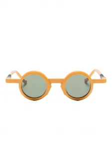 Солнцезащитные очки в круглой оправе VAVA Eyewear, желтый