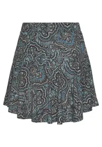 LASCANA кюлоты с принтом пейсли, юбка, юбка включая брюки, бирюзовый
