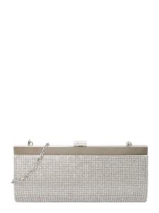 Клатч mascara, серебряный