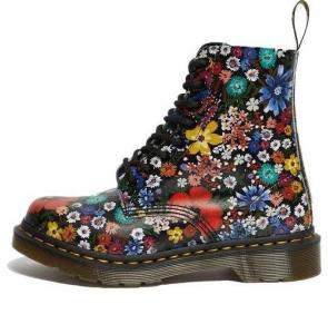 Ботинки Dr. Martens 1460 Pascal Floral, черный