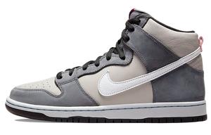 Кроссовки Nike SB Dunk High Pro, белый/серый