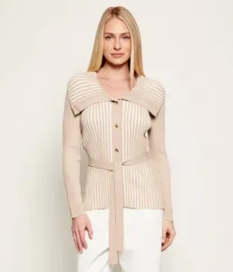 Кардиган slim fit Liu Jo Sport, бежевый