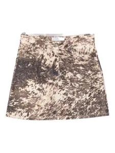 Юбка с коровьим принтом Giuseppe Di Morabito, нейтральный