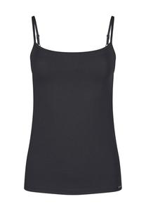 Регулируемый однотонный топ Essentials для женщин SKINY, черный