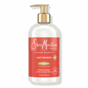 Кондиционер для укладки кудрявых волос Kalahari Melon Oil Infused Curl Stretch Conditioner с гиалуроновой сывороткой. SheaMoisture