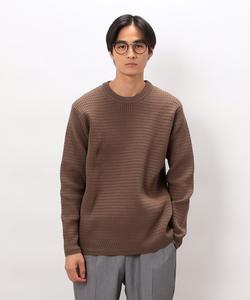 Вязаный свитер с круглым вырезом и вафельной отделкой Comme Ca Ism, цвет Brown